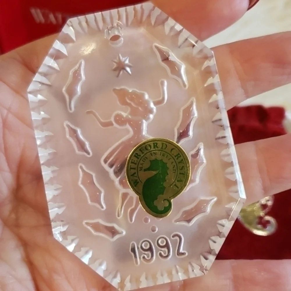 1992 Waterford Crystal Ornament 9 Ladies‎ Dancing